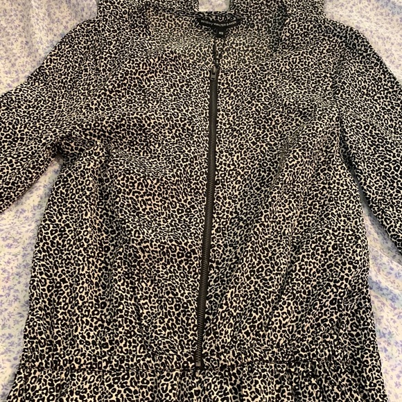 NWT W118 Walter Baker HW jumpsuit Peavey jumpsuit small leopard zippered front - Picture 3 of 10